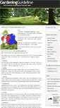 Mobile Screenshot of gardeningguideline.com